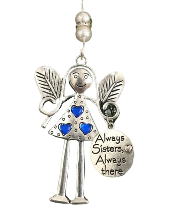 Crazy beautiful friends forever - angel ornament christmas gift