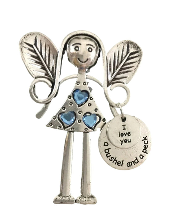 Crazy beautiful friends forever - angel ornament christmas gift