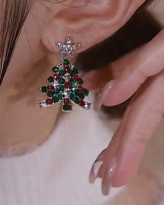 Christmas Tree Stud Earrings