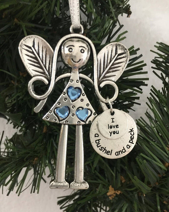 Crazy beautiful friends forever - angel ornament christmas gift