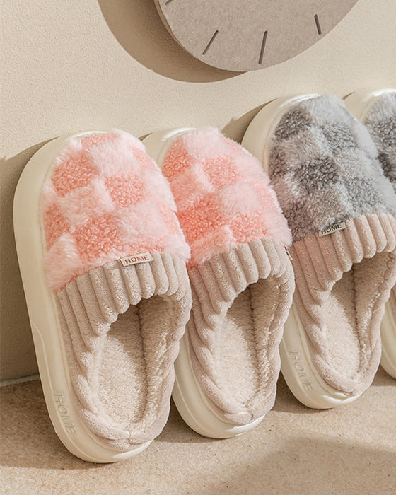 Indoor home non-slip warm slippers