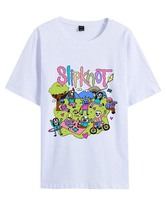 Slipknot – T-shirt med Aufdruck "Happy Times"