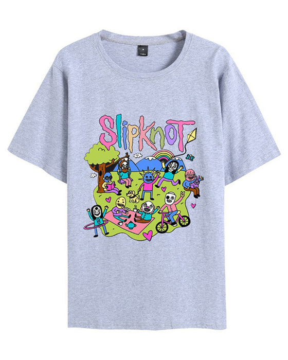 Slipknot – T-shirt med Aufdruck "Happy Times"