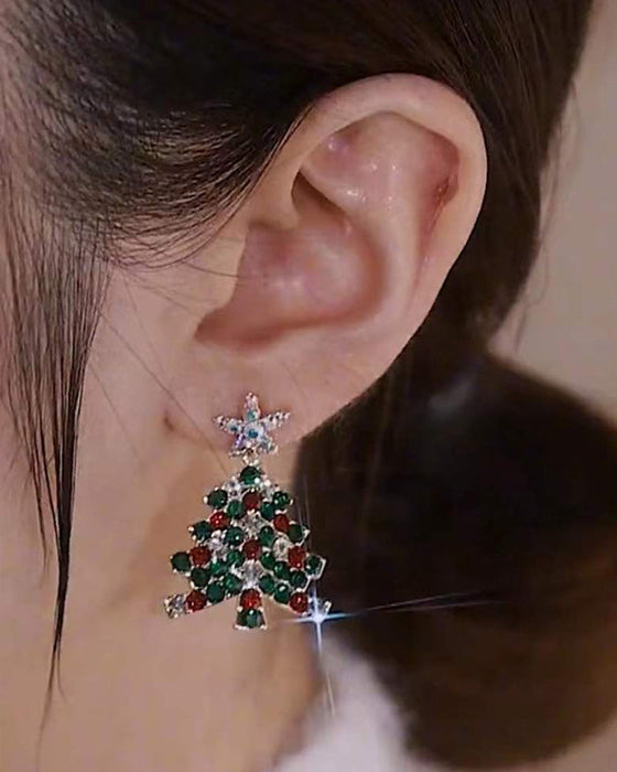 Christmas Tree Stud Earrings