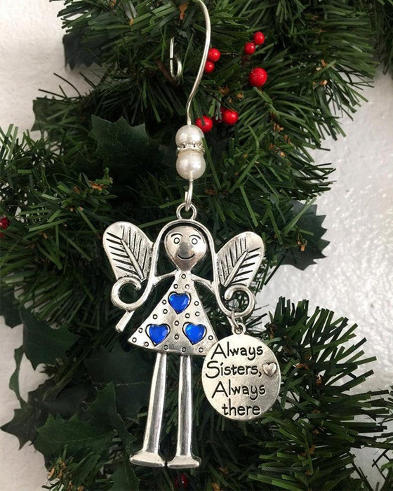 Crazy beautiful friends forever - angel ornament christmas gift