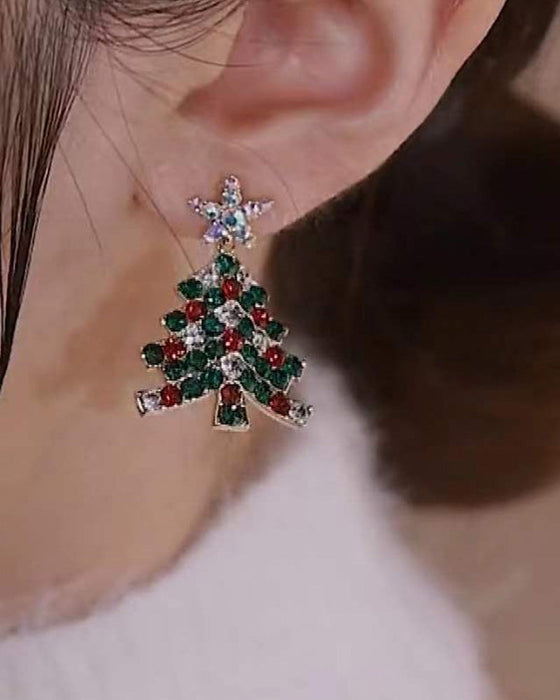 Christmas Tree Stud Earrings