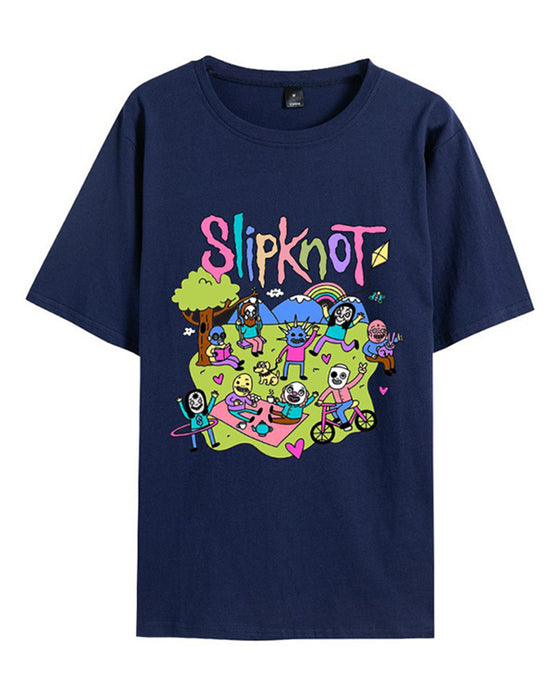 Slipknot – T-shirt med Aufdruck "Happy Times"