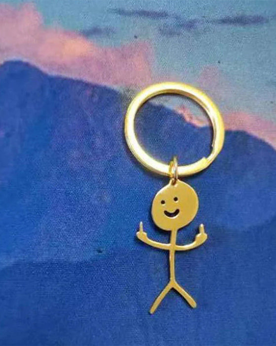 Funny Doodle Keychain