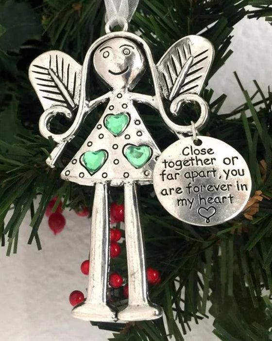 Crazy beautiful friends forever - angel ornament christmas gift