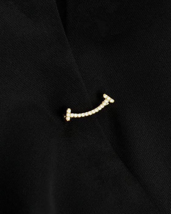 Cute smiley face brooch