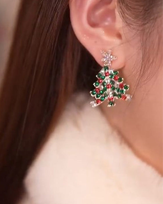 Christmas Tree Stud Earrings