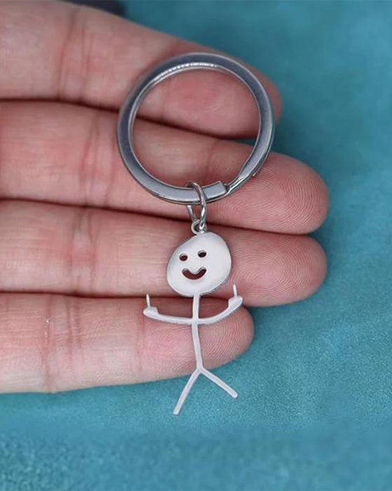 Funny Doodle Keychain