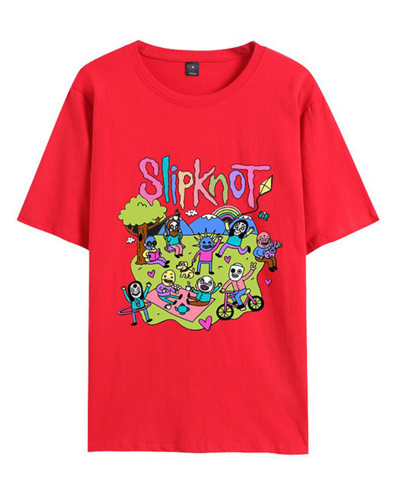 Slipknot – T-shirt med Aufdruck "Happy Times"