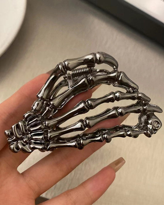 Skeleton claw hair clip