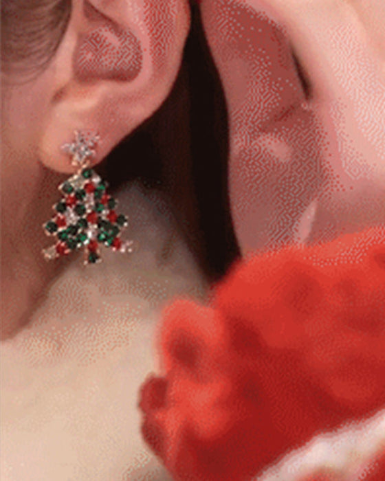 Christmas Tree Stud Earrings