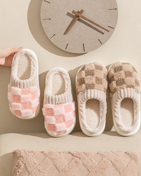 Indoor home non-slip warm slippers