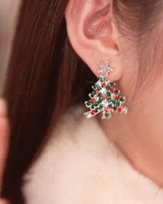 Christmas Tree Stud Earrings