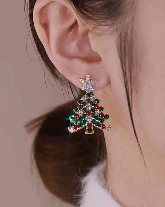 Christmas Tree Stud Earrings