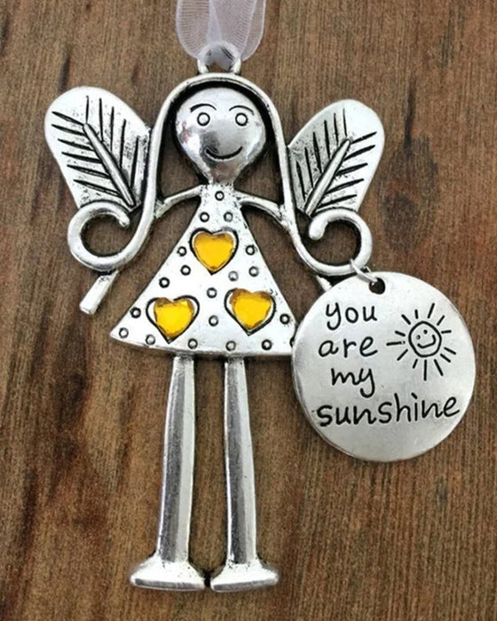 Crazy beautiful friends forever - angel ornament christmas gift