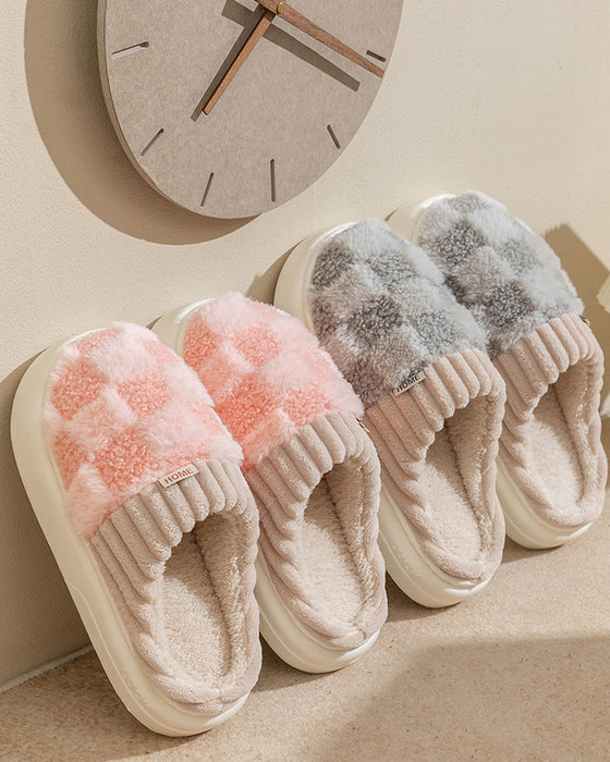 Indoor home non-slip warm slippers