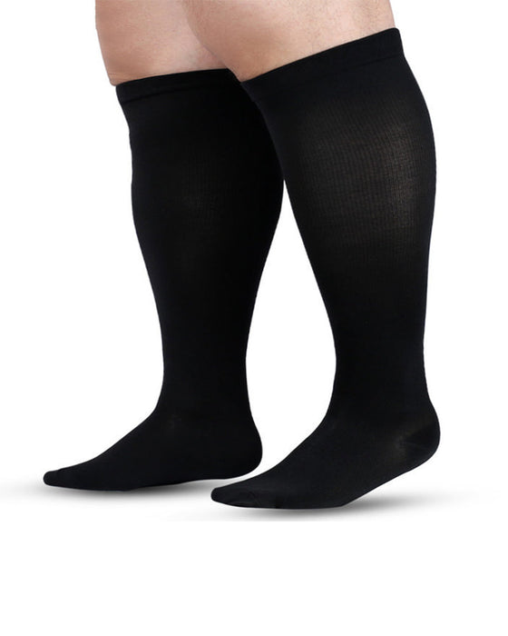 Plus-size high-elastic compression socks