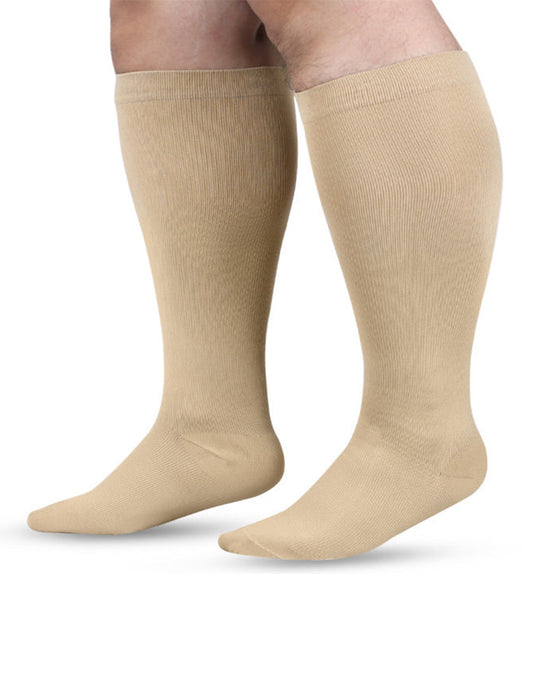 Plus-size high-elastic compression socks