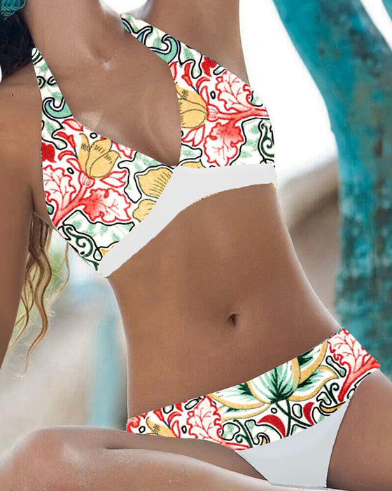 Bikiniset med blommönster